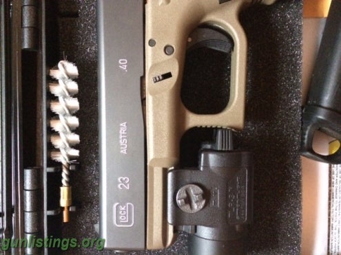 Pistols New Glock 23 W/mods