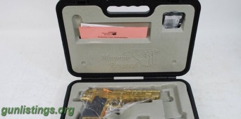 Pistols NIB Gold Magnum Research Brand New DE44TGTS