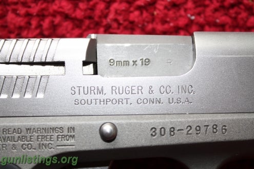 Pistols Ruger KP94D Stainless 9mm