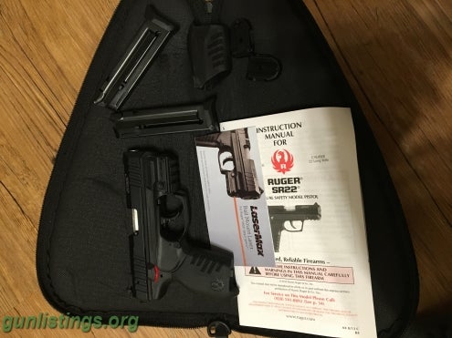 Pistols Ruger SR22 Laser Maxx Edition