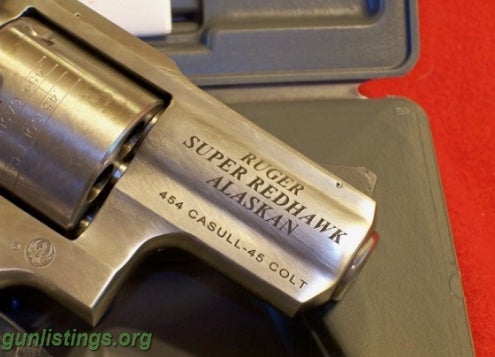 Pistols Ruger Super RedHawk ALASKAN .454 CASULL