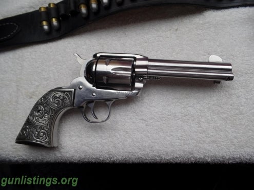 Pistols Ruger Vaquero Stainless 45 Colt Cowboy W/Holsters