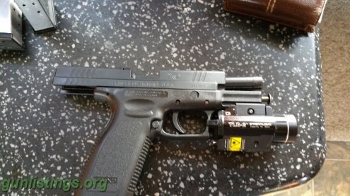 Pistols Springfield Armory  45 Acp Xd, W/streamlight/laser