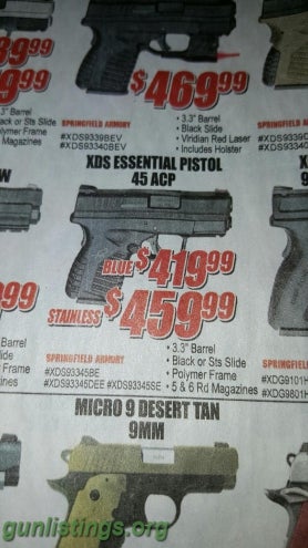 Pistols Springfield XDS 45