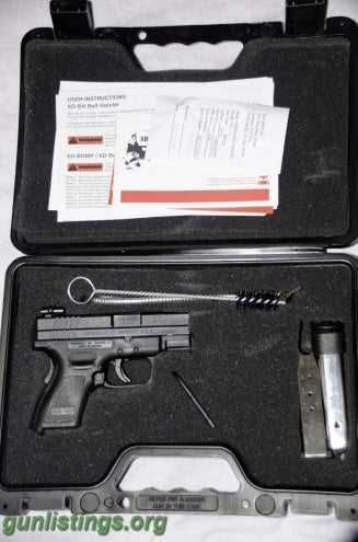 Pistols Springfield XDs 9mm Sub Comp