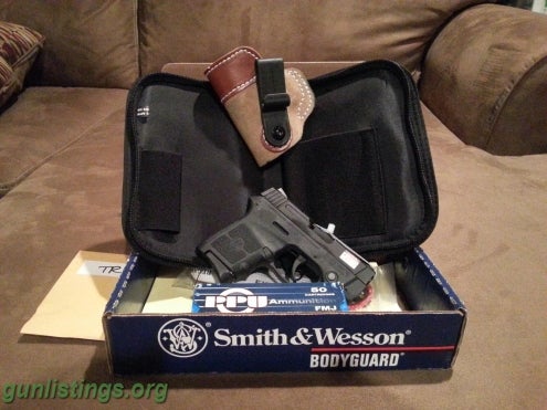 Pistols S&W Bodyguard 380 With Laser, Extras