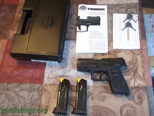 Pistols Taurus PT111 G2 9mm NEW / Blued