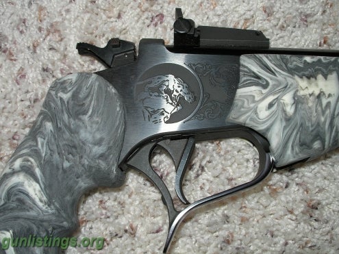 Pistols Thompson Center Contender With Custom Grip Set