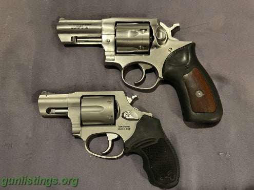 Pistols Two Revolvers: 38 Special And 357 Magnum