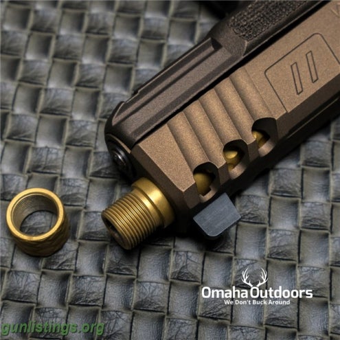 Pistols ZEV Tech Glock 19 Gen 4 Spartan Bronze TIN Gold