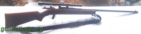 Rifles .22 Cal. Winchester Model  # 67 -- BOLT ACTION RIFLE
