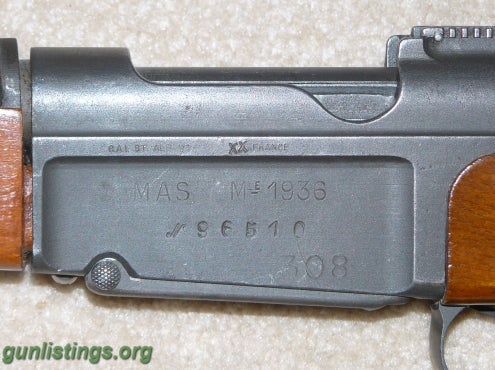 Rifles .308 MAS French 1936