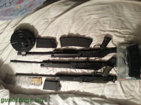 Rifles 3 Saigas 12 20 410 With Extras Priced To Sell