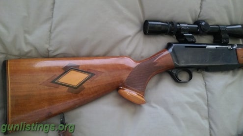 Rifles Browning Belgium 270 With Custom Inlays