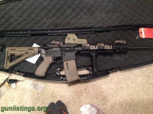 Rifles Bushmaster C15 W/ Leopold Scope And Holographic Site