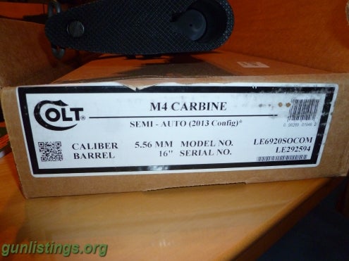 Rifles Colt LE6920 Socom M4A1
