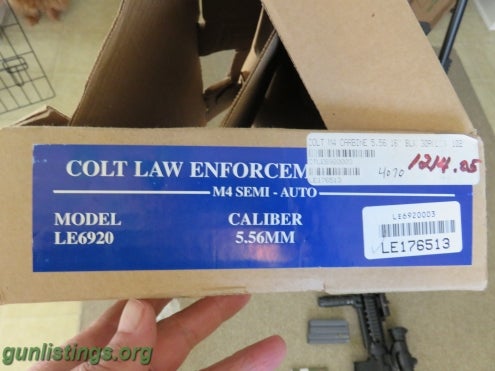 Rifles COLT'S LAW ENFORCEMENT CARBINE M4