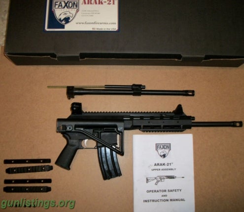 Rifles FAXON ARAK-21 5.56 & 300 Blackout For Sale Or Trade