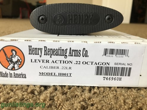 Rifles Henry 22LR Octagon - LNIB