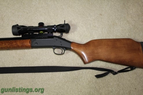 Rifles H&R 12ga. Ultra Slug Hunter W/scope
