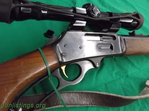 Rifles Marlin Scoped Lever Action 336, 35 Remington