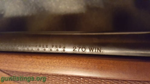 Rifles Remington 700/270win