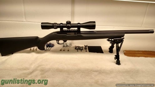 Rifles RUGER 10/22 HEAVY MATCH FLUTTED 18â€