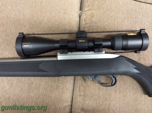 Rifles Ruger 10/22 Stainless With Nikon Scope