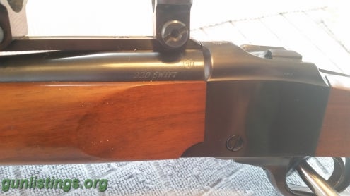 Rifles Ruger #1 In 220 Swift