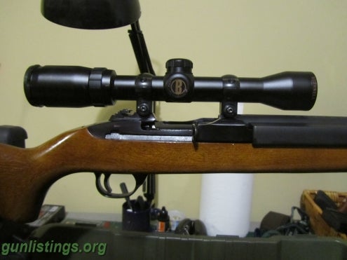 Rifles Ruger 44 Mag. Carbine, 5 Shot Semi-auto With Bushnell
