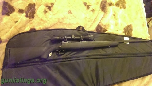 Rifles Savage Axis XP Chambered In 223 Scoped