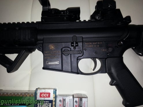 Rifles Smith And Wesson M&p 15 22 Fully Loaded