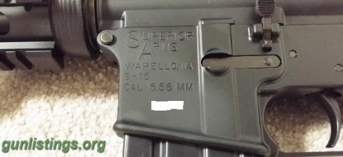 Rifles Superior Arms S-15 Trad For AK47/74 With Lots Of Ammo.