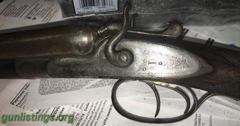 Shotguns Aguste Francotte Exposed Hammer Side By Side, 12 Ga.
