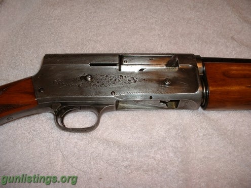 Shotguns Browning 12 Ga.auto 5 Shot Gun, Belguim Made, 1955, One