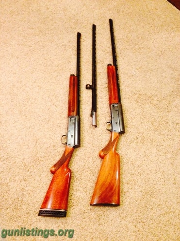 Shotguns A Pair Of 20 Gauge Browning Auto 5's Belgium Made