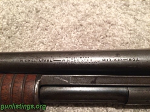 Shotguns Collectible Winchester Model 1912 16ga