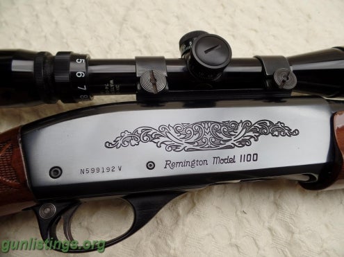 Shotguns Left Hand Remington 1100 Slug Gun 12 Ga