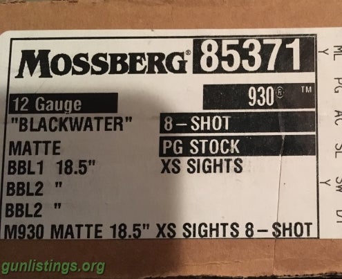 Shotguns Mossberg 930 Blackwater