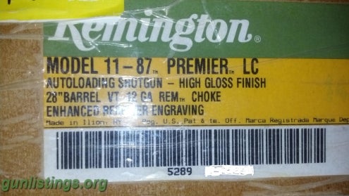 Shotguns Remington 11-87 Premier NIB