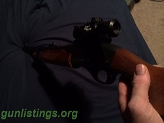 Shotguns Remington 870 With Rifled Barrel And Red Dot Sight
