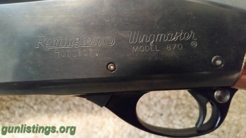 Shotguns Remington Wingmaster Model 870
