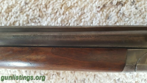 Shotguns Winchester Model 24 12 Gauge