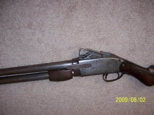 1882 Spencer 12 "Slide" (pump) Shotgun. Serial number 470 Excellent 