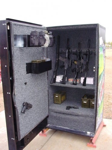 Accessories Gun Safe Made From A Coke Soda Machine Safes