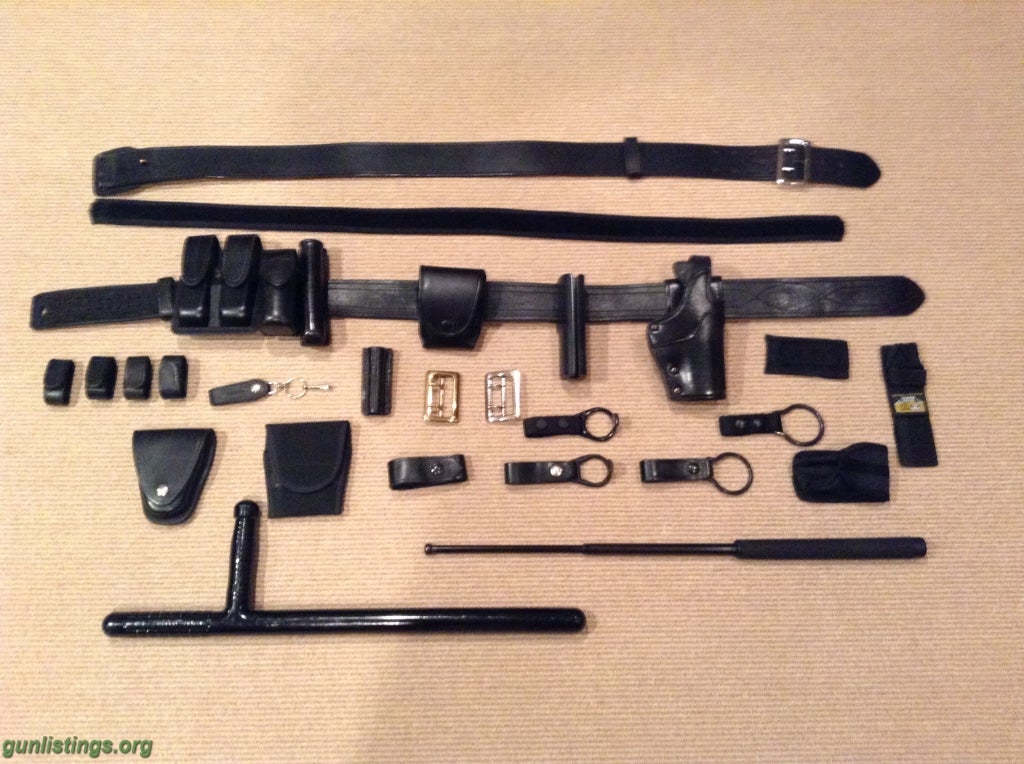 Accessories Complete Police Duty Gear And Extras