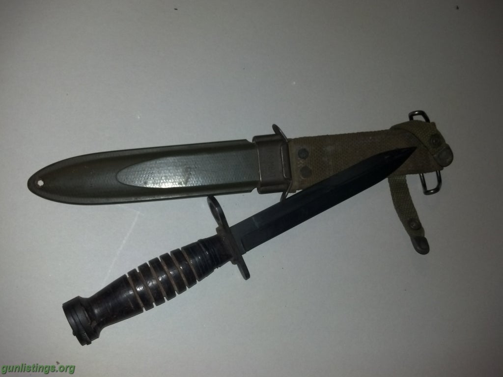 Accessories M4 Bayonet And Us M8a1 Scabbard