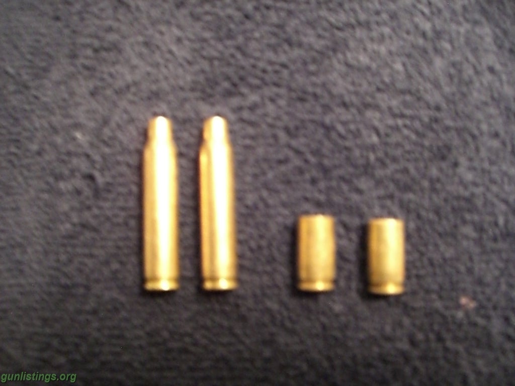 Ammo .223 / 5.56 , 9mm Brass Bullet Cases