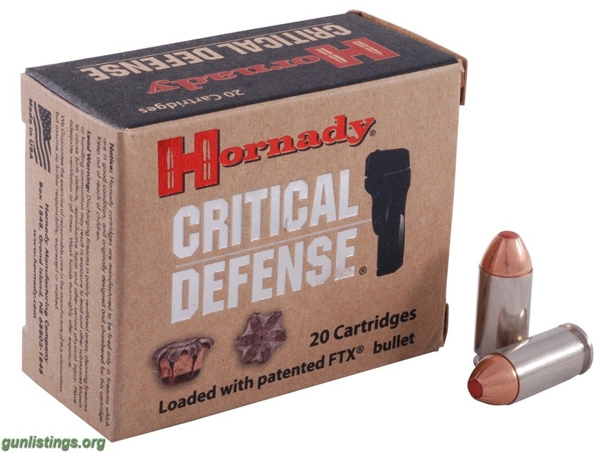 Ammo .380ACP Hornady Critical Defense, Three Boxes