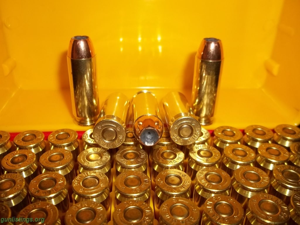 Ammo 45 Win Mag / 45 Winchester Magnum Ammo.